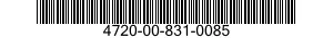 4720-00-831-0085 HOSE ASSEMBLY,NONMETALLIC 4720008310085 008310085
