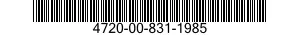 4720-00-831-1985  4720008311985 008311985