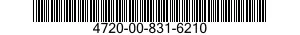 4720-00-831-6210  4720008316210 008316210