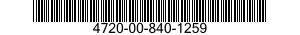 4720-00-840-1259  4720008401259 008401259