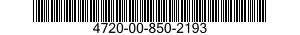 4720-00-850-2193  4720008502193 008502193
