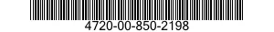 4720-00-850-2198  4720008502198 008502198