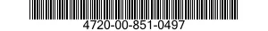 4720-00-851-0497  4720008510497 008510497