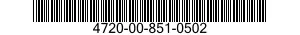 4720-00-851-0502  4720008510502 008510502