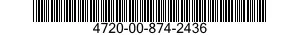 4720-00-874-2436  4720008742436 008742436