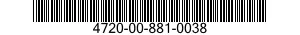 4720-00-881-0038  4720008810038 008810038