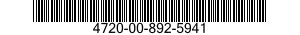 4720-00-892-5941  4720008925941 008925941
