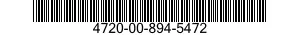 4720-00-894-5472  4720008945472 008945472