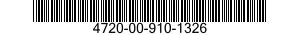 4720-00-910-1326  4720009101326 009101326