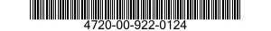 4720-00-922-0124  4720009220124 009220124