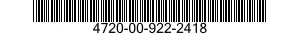 4720-00-922-2418  4720009222418 009222418