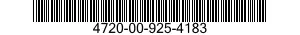 4720-00-925-4183  4720009254183 009254183