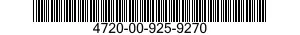 4720-00-925-9270  4720009259270 009259270