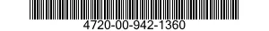 4720-00-942-1360  4720009421360 009421360