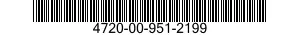 4720-00-951-2199  4720009512199 009512199