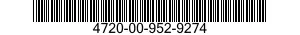 4720-00-952-9274  4720009529274 009529274