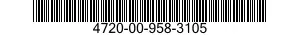 4720-00-958-3105  4720009583105 009583105