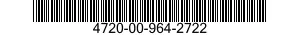4720-00-964-2722  4720009642722 009642722