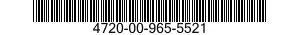 4720-00-965-5521  4720009655521 009655521