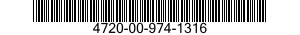 4720-00-974-1316  4720009741316 009741316