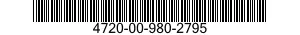 4720-00-980-2795  4720009802795 009802795