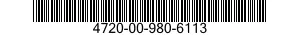 4720-00-980-6113 HOSE ASSEMBLY,NONMETALLIC 4720009806113 009806113