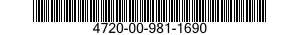 4720-00-981-1690  4720009811690 009811690