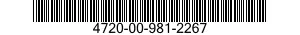 4720-00-981-2267  4720009812267 009812267