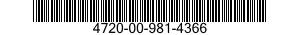 4720-00-981-4366  4720009814366 009814366
