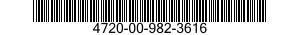 4720-00-982-3616  4720009823616 009823616