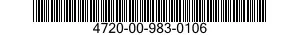4720-00-983-0106  4720009830106 009830106