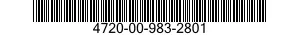 4720-00-983-2801  4720009832801 009832801