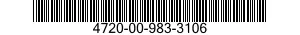 4720-00-983-3106  4720009833106 009833106