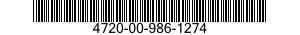 4720-00-986-1274  4720009861274 009861274