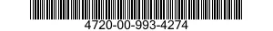 4720-00-993-4274  4720009934274 009934274