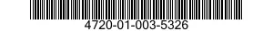 4720-01-003-5326  4720010035326 010035326
