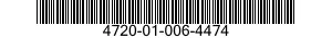 4720-01-006-4474 HOSE ASSEMBLY,METALLIC 4720010064474 010064474