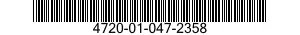 4720-01-047-2358  4720010472358 010472358