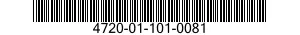 4720-01-101-0081 HOSE,PREFORMED 4720011010081 011010081