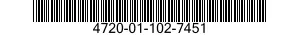 4720-01-102-7451 HOSE ASSEMBLY,NONMETALLIC 4720011027451 011027451