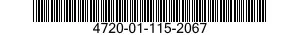 4720-01-115-2067 HOSE,AIR DUCT 4720011152067 011152067