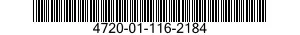 4720-01-116-2184  4720011162184 011162184