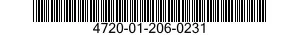 4720-01-206-0231 HOSE ASSEMBLY,NONMETALLIC 4720012060231 012060231