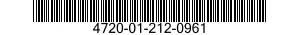 4720-01-212-0961  4720012120961 012120961