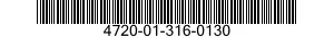 4720-01-316-0130 HOSE,AIR DUCT 4720013160130 013160130