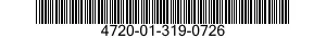 4720-01-319-0726  4720013190726 013190726
