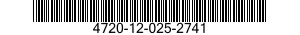 4720-12-025-2741  4720120252741 120252741