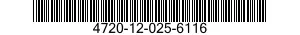4720-12-025-6116 HOSE ASSEMBLY,NONMETALLIC 4720120256116 120256116