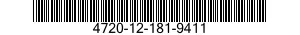 4720-12-181-9411 HOSE ASSEMBLY,NONMETALLIC 4720121819411 121819411