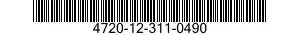 4720-12-311-0490 HOSE ASSEMBLY,NONMETALLIC 4720123110490 123110490